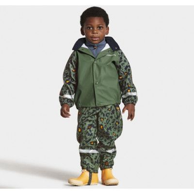 Slaskeman Pr Set 5, Camo Green, 120,  Regnjackor