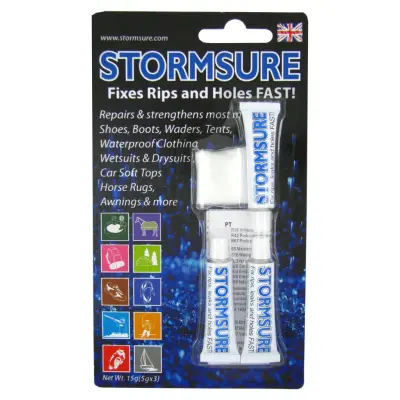 Storm Sure 3x5g Transparent repair adhesive klar 3 x 5 g