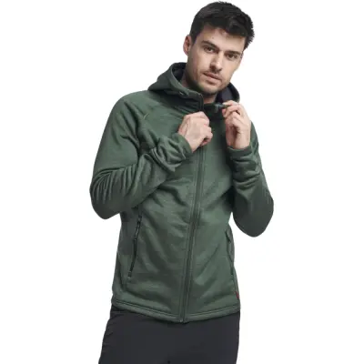 Tenson M's TXlite Hoodie Zip Dark Green
