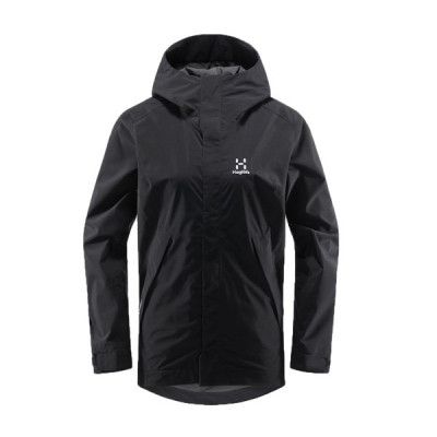 Tjärn Jacket Women, True Black, Xl,  Regnjackor