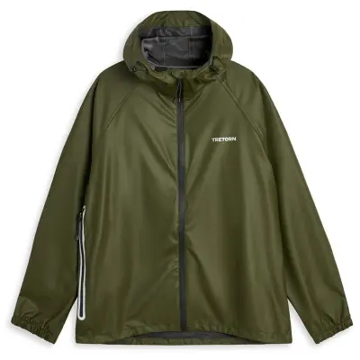 Tretorn Packable Rainbreaker Set Forest Green - S