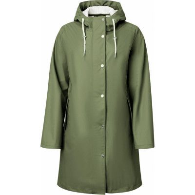 Tretorn Women's Wings A-Shape Rain Coat Oil Green