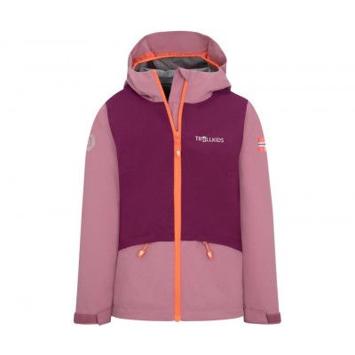 TROLLKIDS Gjende Jacket Girls Orchid/Mulberry/Peach