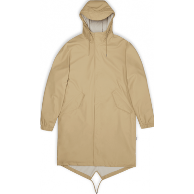 Rains Unisex Fishtail Parka Sand