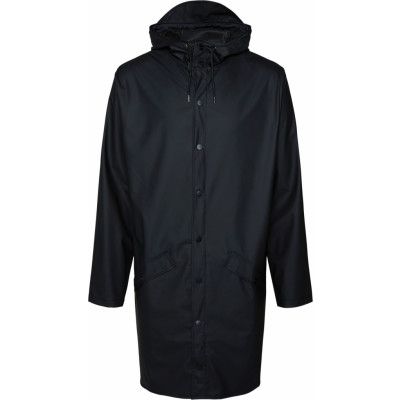 Rains Unisex Long Jacket Black
