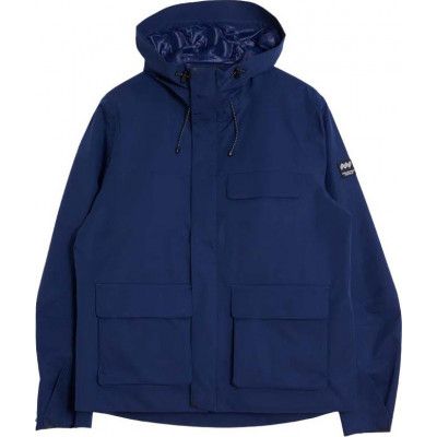 Mountain Works Unisex Utility Hybrid Rain Jacket Dress Blue