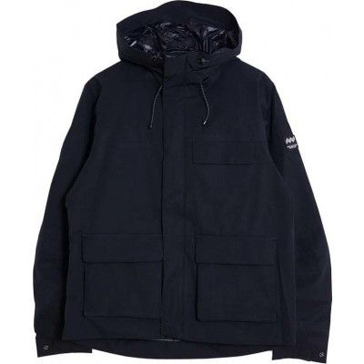 Mountain Works Unisex Utility Hybrid Rain Jacket Black