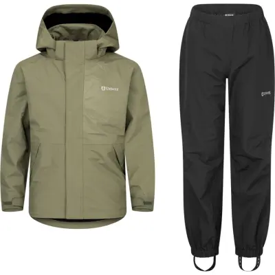 Urberg Juniors' 2L Rain Set Black/green