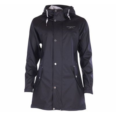 Väderöarna Coat W, Black, 44,  Regnkläder