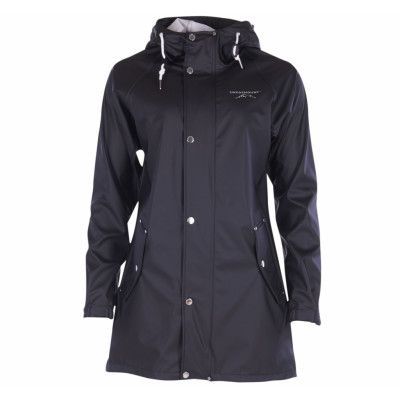 Väderöarna Coat W, Black, 48,  Regnkläder