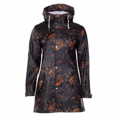 Väderöarna Coat W, Black Indalia, 42,  Regnkläder