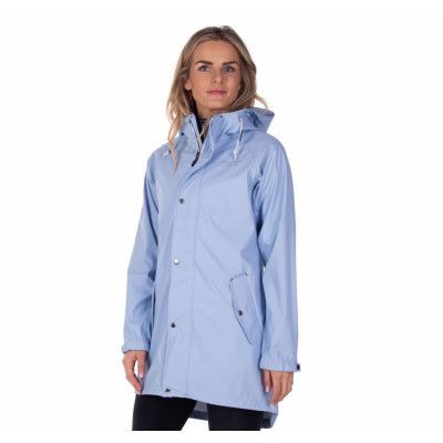 Väderöarna Coat W, Lt Blue, 38,  Regnjackor
