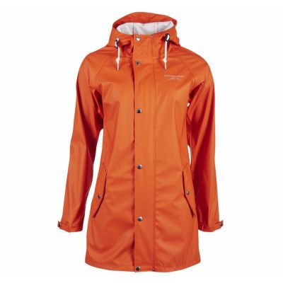 Väderöarna Coat W, Orange, 36,  Regnkläder
