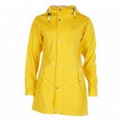 Väderöarna Coat W, Yellow, 34,  Regnkläder