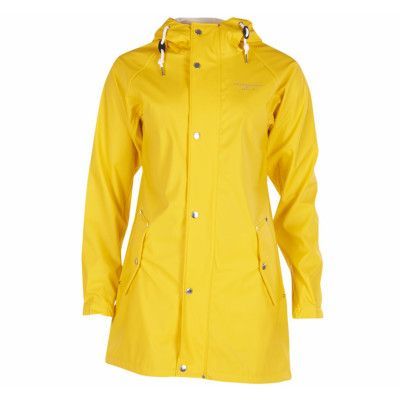 Väderöarna Coat W, Yellow, 48,  Regnkläder