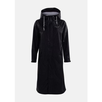 Väderöarna Long Coat W, Black, 44,  Regnjackor