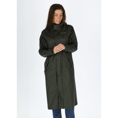 Väderöarna Long Coat W, Olive/Black, 50,  Vårjackor