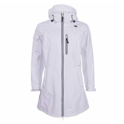 W Long Belfast Jacket, White, Xxxxl,  Jackor