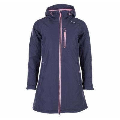 W Long Belfast Winter Jacket, Graphite Blue, Xxxl,  Jackor