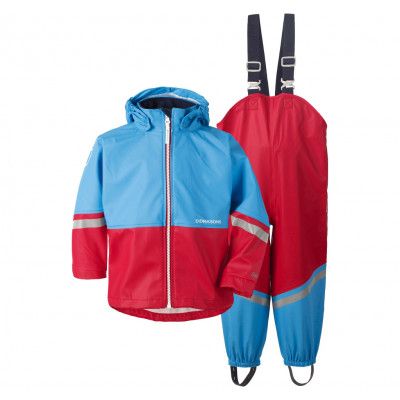 Waterman Kids Set 3, Chili Red, 80,  Didriksons Regnkläder
