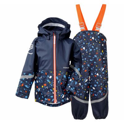 Waterman Pr Kids Set, Navy Terazzo, 140,  Didriksons