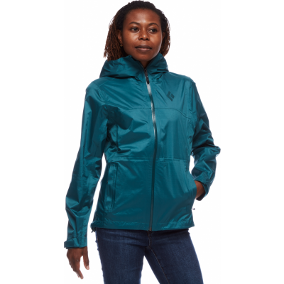 Black Diamond Women's Treeline Rain Shell Sea Pine