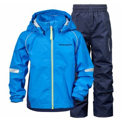 Zvoro Kid's Set, Sharp Blue, 130,  Didriksons