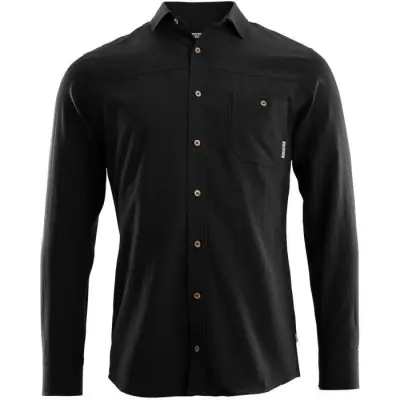 Aclima LeisureWool Woven Woolshirt Man Jet Black