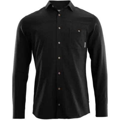 Aclima LeisureWool Woven Woolshirt Man Jet Black