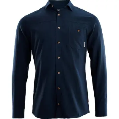 Aclima LeisureWool Woven Woolshirt Man Navy Blazer