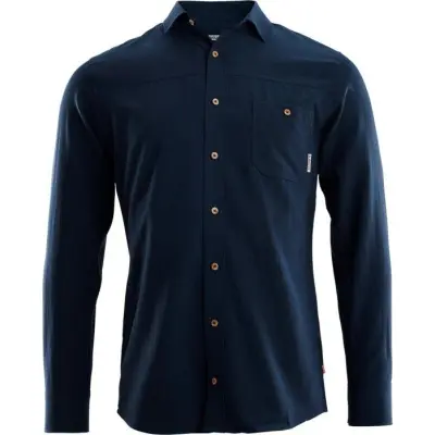 Aclima LeisureWool Woven Woolshirt Man Navy Blazer