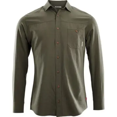 Aclima LeisureWool Woven Woolshirt Man Ranger Green
