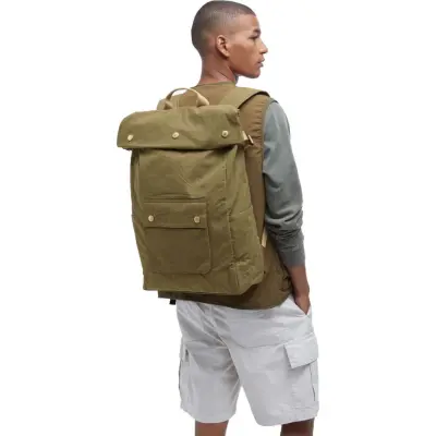 Barbour Barbour Transport Foldover Backpack Bag Dusky Green