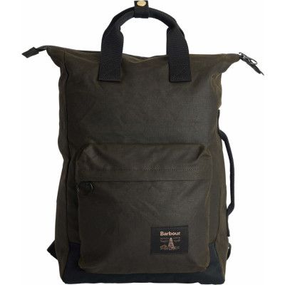 Barbour Field Wax Backpack Olive