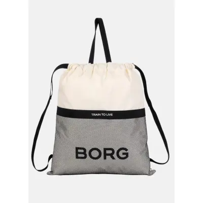 Borg Gym Drawstring Bag, Egret, Onesize,  Träningstillbehör