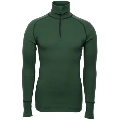 Brynje Arctic Zip Polo Green