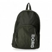 Core Backpack M, Green, Onesize, Björn Borg