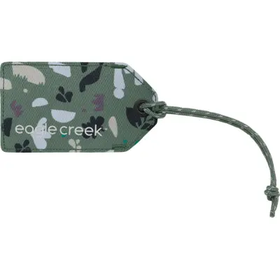 Eagle Creek Reflective Luggage Tag Roots & Shoots Duck Green