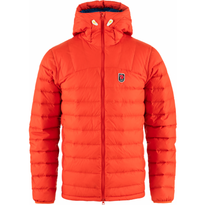 Fjällräven Men's Expedition Pack Down Hoodie Flame Orange-Un Blue
