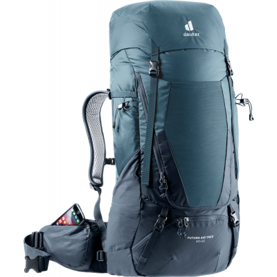 Deuter Men's Futura Air Trek 50+10 Black-Graphite