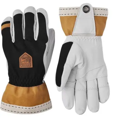 Hestra Ergo Grip Alpha 5-finger Svart