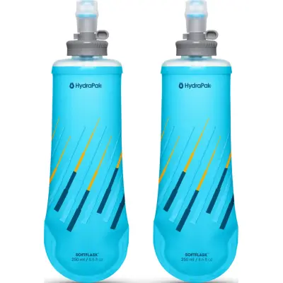 Hydrapak Softflask 250ml - 2- Pack Malibu Blue