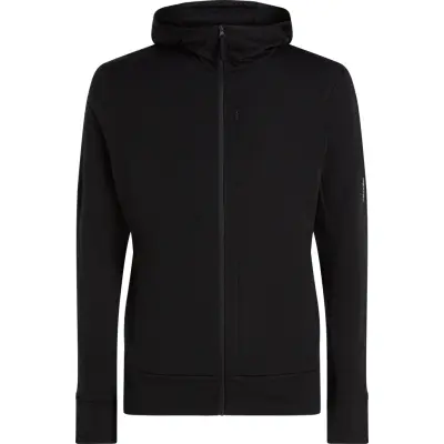 Icebreaker Men's Merino 260 Quantum Long Sleeve Zip Hoodie Black