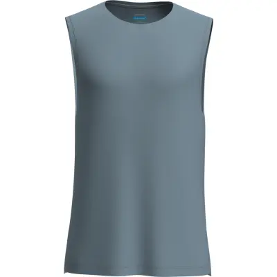 Icebreaker Men's Merino Blend 125 Cool-Lite™ Sphere Tank Flint Blue