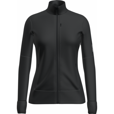 Icebreaker Women's Merino 260 Quantum Iv Longlseeve Zip Black