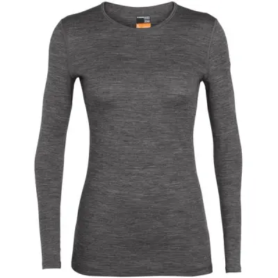 Icebreaker W's 200 Oasis LS Crewe Gritstone Heather