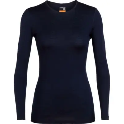 Icebreaker W's Oasis LS Crewe 200 Midnight Navy