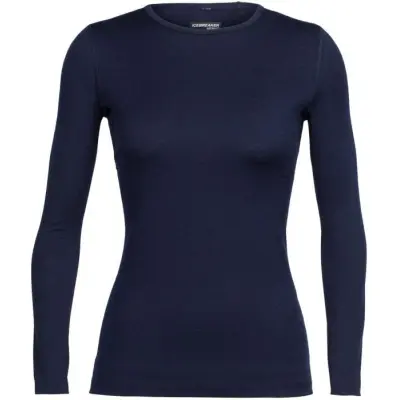 Icebreaker W's Oasis LS Crewe 200 Midnight Navy