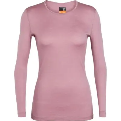 Icebreaker W's Oasis LS Crewe 200 Opal