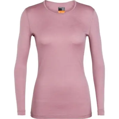 Icebreaker W's Oasis LS Crewe 200 Opal